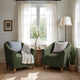 Barrel Chair Slipcover, Comfort Collection – Moss Green, interior view 2 | Moss Green