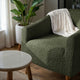 Barrel Chair Slipcover, Comfort Collection – Moss Green, interior view 3 | Moss Green