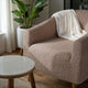 Barrel Chair Slipcover, Comfort Collection – Soft Taupe, interior view 3 | Soft Taupe
