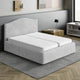 Bed Headboard & Frame Slipcover (Full/Queen), Comfort Collection – Light Grey, interior view 1 | Light Grey