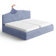 Bed Headboard & Frame Slipcover (King), Comfort Collection – Blue, front view | Blue