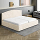 Bed Headboard & Frame Slipcover (King), Comfort Collection – Cream, interior view 1 | Cream