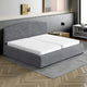 Bed Headboard & Frame Slipcover (King), Comfort Collection – Dark Grey, interior view 1 | Dark Grey