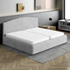 Bed Headboard & Frame Slipcover (King), Comfort Collection – Light Grey, interior view 1 | Light Grey