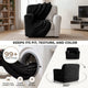 Armchair Slipcover, Comfort Collection – Black, color swatch | Black