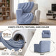 Armchair Slipcover, Comfort Collection – Blue, color swatch | Blue