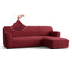 L-Shaped Sofa Slipcover (Right Chaise), Comfort Collection – Burgundy, front view | Burgundy