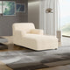 Chaise Lounge Slipcover, Comfort Collection – Cream, interior view 1 | Cream