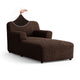 Chaise Lounge Slipcover, Comfort Collection – Dark Brown, front view | Dark Brown
