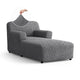 Chaise Lounge Slipcover, Comfort Collection – Dark Grey, front view | Dark Grey