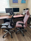 Coral Pink Office / Gaming Chair Slipcover, Microfibra Collection