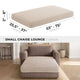 Chaise Cushion Cover, Comfy Seat Collection – Macadamia, size guide | Macadamia