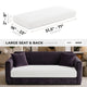 Sofa Cushion Cover (Deep), Comfy Seat Collection – Crisp White, size guide | Crisp White