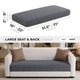 Sofa Cushion Cover (Deep), Comfy Seat Collection – Dark Grey, size guide | Dark Grey