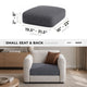 Seat & Back Cushion Cover (Deep), Comfy Seat Collection – Dark Grey, size guide | Dark Grey