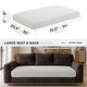 Sofa Cushion Cover (Extra Deep), Comfy Seat Collection – Light Grey, size guide | Light Grey