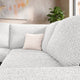 Deep Large Cushion Cover, Comfy Seat Collection – Crisp White, interior view 2 | Crisp White