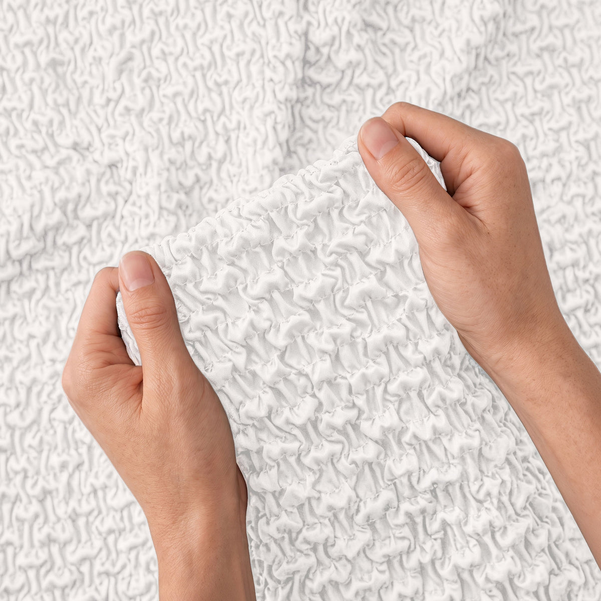 Deep Large Cushion Cover, Comfy Seat Collection – Crisp White, color swatch | Crisp White