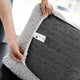 Deep Large Cushion Cover, Comfy Seat Collection – Light Grey, underside view | Light Grey
