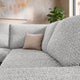 Deep Large Cushion Cover, Comfy Seat Collection – Light Grey, interior view 2 | Light Grey