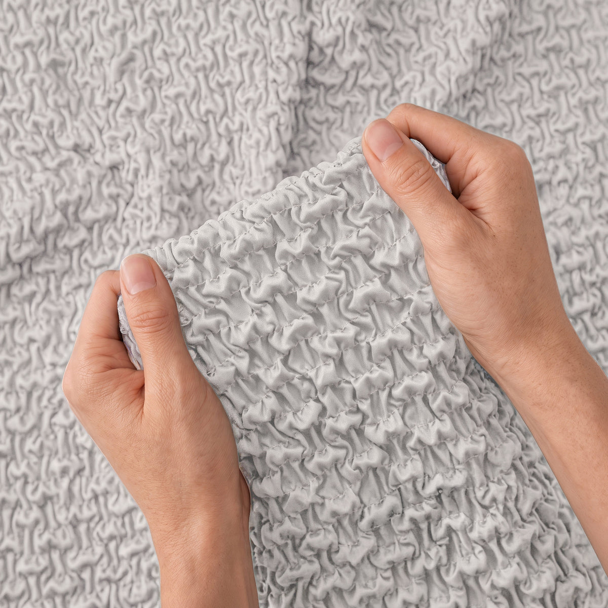 Deep Large Cushion Cover, Comfy Seat Collection – Light Grey, color swatch | Light Grey