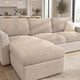 Deep Large Cushion Cover, Comfy Seat Collection – Macadamia, interior view 1 | Macadamia