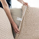 Deep Large Cushion Cover, Comfy Seat Collection – Macadamia, installation view 1 | Macadamia