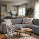 Corner Sofa Slipcover, Comfort Collection – Ash, interior view 2 | Ash