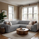 Corner Sofa Slipcover, Comfort Collection – Ash, interior view 3 | Ash