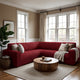 Corner Sofa Slipcover, Comfort Collection – Burgundy, interior view 3 | Burgundy