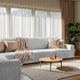Corner Sofa Slipcover, Comfort Collection – Light Grey, interior view 1 | Light Grey
