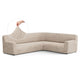Corner Sofa Slipcover, Comfort Collection – Macadamia, front view | Macadamia
