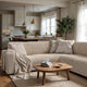 Corner Sofa Slipcover, Comfort Collection – Macadamia, interior view 2 | Macadamia
