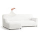 L-Shaped Sofa Slipcover (Left Chaise), Comfort Collection – Crisp White, front view | Crisp White