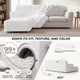 L-Shaped Sofa Slipcover (Left Chaise), Comfort Collection – Crisp White, color swatch | Crisp White