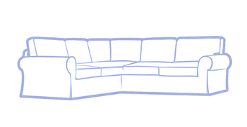 GRONLID 4 SEATER CORNER SOFA