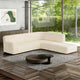 Fullback Support Sectional Sofa Slipcover (Right Chaise), Embrace Collection – Cream, interior view 1 | Cream