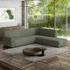 Fullback Support Sectional Sofa Slipcover (Right Chaise), Embrace Collection – Moss Green, interior view 1 | Moss Green