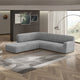 Fullback Support Sectional Sofa Slipcover (Left Chaise), Comfort Collection – Ash, interior view 1 | Ash