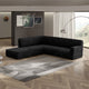 Fullback Support Sectional Sofa Slipcover (Left Chaise), Comfort Collection – Black, interior view 1 | Black