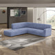 Fullback Support Sectional Sofa Slipcover (Left Chaise), Comfort Collection – Blue, interior view 1 | Blue