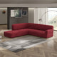 Fullback Support Sectional Sofa Slipcover (Left Chaise), Comfort Collection – Burgundy, interior view 1 | Burgundy