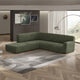 Fullback Support Sectional Sofa Slipcover (Left Chaise), Comfort Collection – Moss Green, interior view 1 | Moss Green
