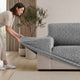 Fullback Support Sectional Sofa Slipcover (Right Chaise), Comfort Collection – Ash, installation view | Ash