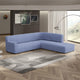 Fullback Support Sectional Sofa Slipcover (Right Chaise), Comfort Collection – Blue, interior view 1 | Blue