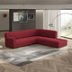 Fullback Support Sectional Sofa Slipcover (Right Chaise), Comfort Collection – Burgundy, interior view 1 | Burgundy