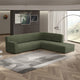 Fullback Support Sectional Sofa Slipcover (Right Chaise), Comfort Collection – Moss Green, interior view 1 | Moss Green