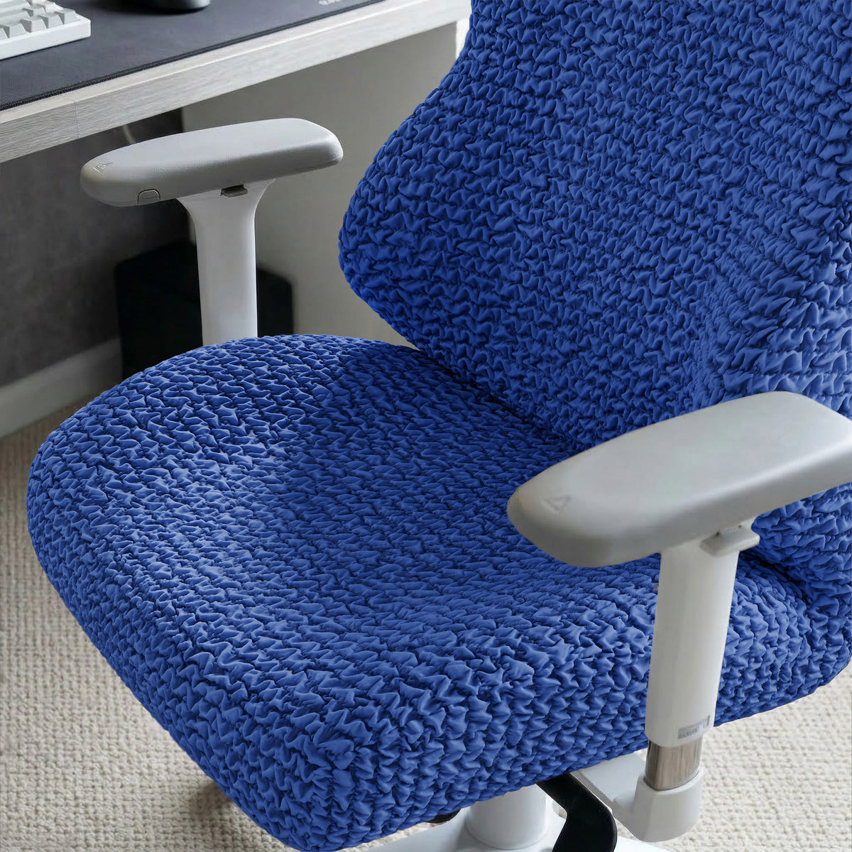 Gaming Chair Slipcover, Comfort Collection – Cobalt Blue, interior view 4 | Cobalt Blue