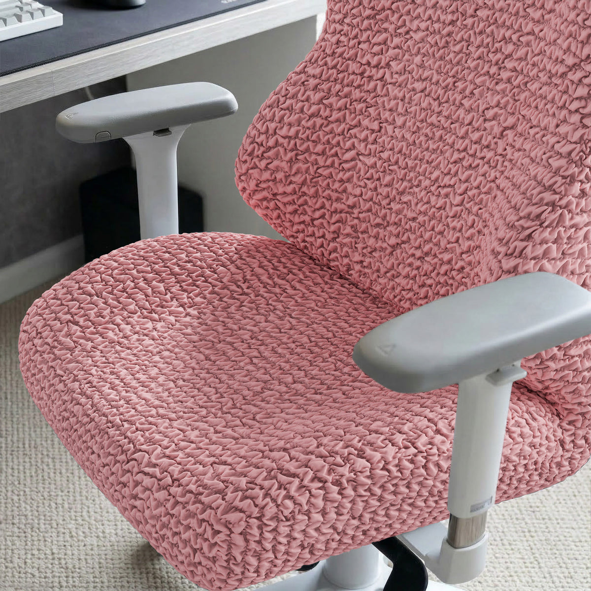 Gaming Chair Slipcover, Comfort Collection – Coral Pink, interior view 4 | Coral Pink