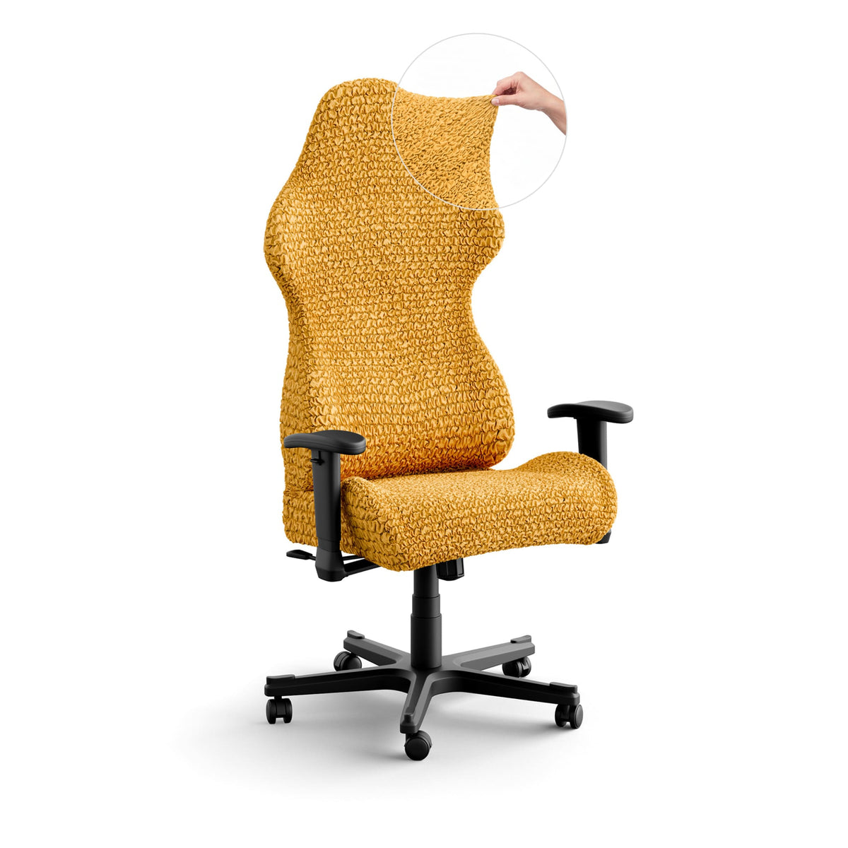 Gaming Chair Slipcover, Comfort Collection – Mango, front view | Mango